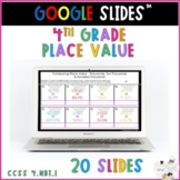 4th Grade Place Value Worksheets 4.NBT.1 (Google Slides) 
