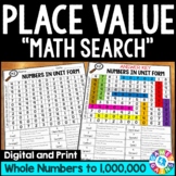 4th Grade Place Value Worksheets Review Practice Rounding,