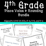 4th Grade Place Value and Rounding Bundle