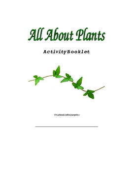 Preview of 4th Grade Plant Activity Book