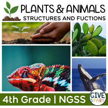 Preview of 4th Grade - Plants and Animals Structures - Complete NGSS Science Unit