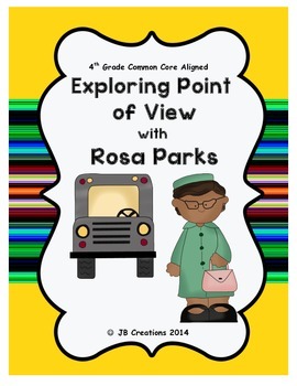 Preview of 4th Grade Point of View using Rosa Parks Scoot game