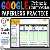 Prime & Composite Numbers Digital Worksheet Activities Pra