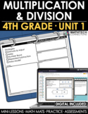 4th Grade Multiplication and Division Guided Math Curricul