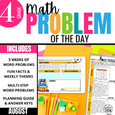 4th Grade Problem of the Day: Daily Math Word Problems | A