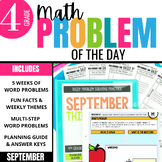4th Grade Problem of the Day: Daily Challenge Math Word Pr
