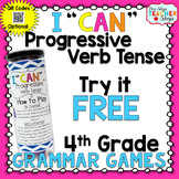 4th Grade Progressive Verb Tense Game | I CAN Grammar Games