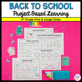 4th Grade Project Based Learning Math Activities - Back To