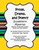 4th Grade Prose, Drama, Poetry Supplement Pack