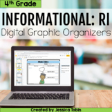 4th Grade RI Informational Digital Graphic Organizers- wit
