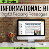 4th Grade RI Informational Digital Reading Passages and Co