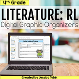 4th Grade RL Literature Digital Graphic Organizers- with G