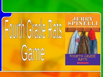 Preview of 4th Grade Rats By Jerry Spinelli PowerPoint review game