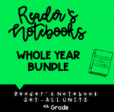 4th Grade Reader's Notebooks: WHOLE YEAR BUNDLE