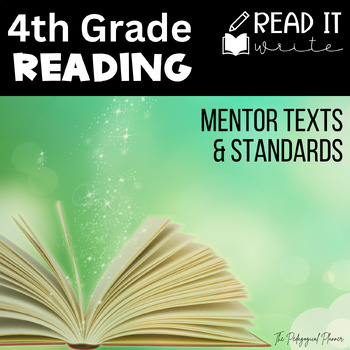 Preview of 4th Grade Reading Book List Mentor Texts and Read Alouds - CCSS & TEKS Aligned