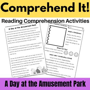 Preview of 4th Grade Reading Comprehension Activities and Lessons – Fiction Summer 2