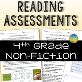 4th Grade Reading Comprehension Assessments for Non Fiction