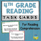 4th Grade Reading Comprehension Common Core Task Cards