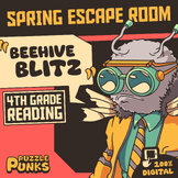 4th Grade Reading Comprehension Escape Room | Digital | Sp