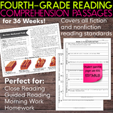 4th Grade Reading Comprehension Passages [Nonfiction & Fiction]