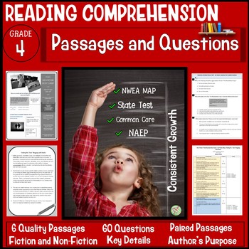 Preview of 4th Grade Reading Comprehension Passages and Questions