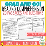 4th Grade Reading Comprehension Passages and Questions - 4
