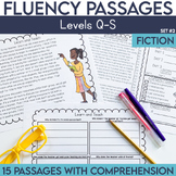4th Grade Reading Fluency Passages | Level Q-S Set 2 | Com