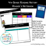 4th Grade Reading History Digital Reader's Notebook