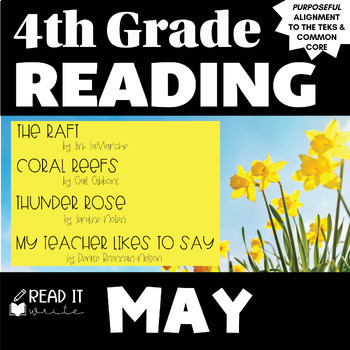 Preview of 4th Grade Reading May Lesson Plans Mentor Texts Activities End of Year