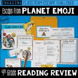 4th Grade Reading Review Game | ELA End of the Year Escape