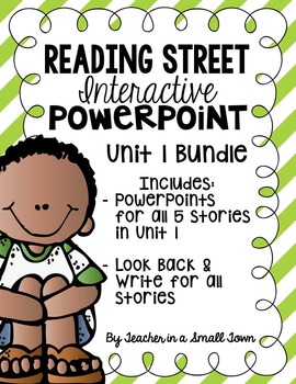 Preview of 4th Grade Reading Street Interactive PowerPoints {Unit 1 Bundle}