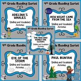 4th Grade Reading Series Spelling and Vocab Unit 3 Bundle 
