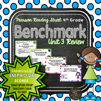 Preview of 4th Grade Reading Street Unit 3 Benchmark Assessment Review