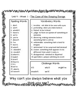 4Th Grade Vocabulary Words List - Food Affair