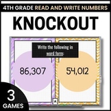 4th Grade Reading & Writing Multi-Digit Whole Numbers Game