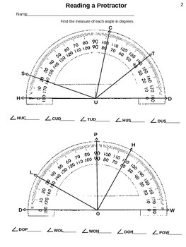 33 Reading A Protractor Worksheet - Notutahituq Worksheet Information