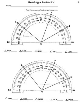 Preview of 4th Gr (4.7C) STAAR: Read a Protractor and Test + EASEL Assessment