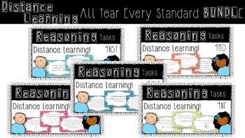 Preview of 4th Grade Reasoning Tasks - Every Standard GOOGLE SLIDES DISTANCE LEARNING