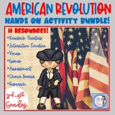 4th Grade Revolutionary War Interactive Activity Bundle