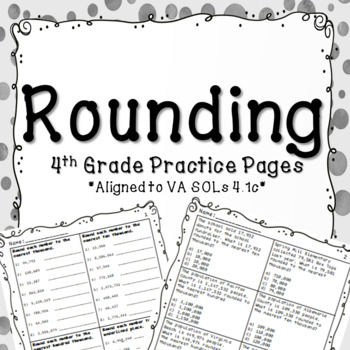 Preview of 4th Grade Rounding Practice