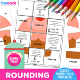 Rounding Mystery Pictures Worksheets | 4th Grade