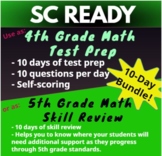 4th Grade SC Ready Math Practice - 10 Day Bundle: Test Pre