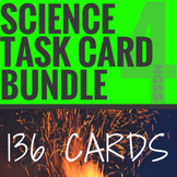 4th Grade SCIENCE TASK CARDS (136 Cards - NGSS)