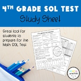 4th Grade SOL Review- Math SOL Study Guide- SOL Refrigerat