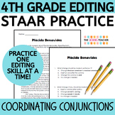 4th Grade STAAR Editing Practice - Coordinating Conjunctions