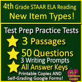 4th Grade STAAR New Item Types ELA Reading Writing Practice Tests 2023 Questions
