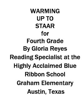 Preview of 4th Grade STAAR Reading:  Warming Up  to STAAR Reading