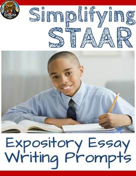Preview of 4th Grade STAAR Writing Expository Essay Writing Prompts (Texas TEKS)