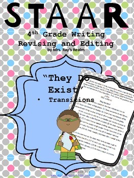 Preview of They Do Exist!-STAAR Writing Revising and Editing Passage