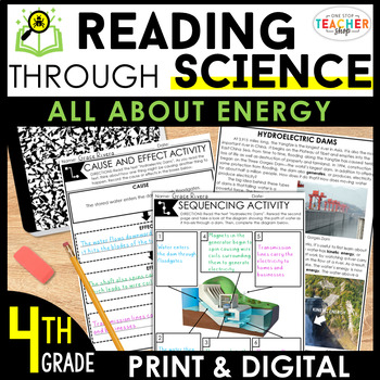 Preview of 4th Grade Science-Based Guided Reading Passages, Lessons & Activities: Energy